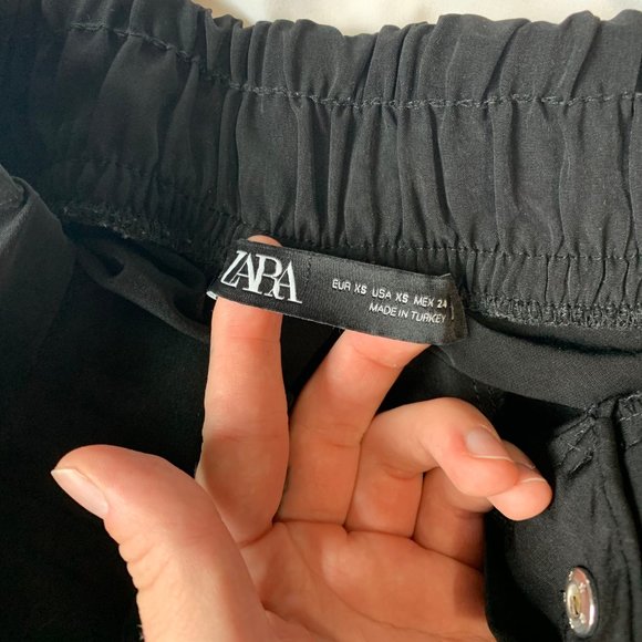 ZARA Black Joggers Size XS - Picture 4 of 4